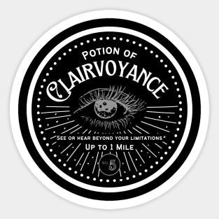 Potion of Clairvoyance: White Version Sticker